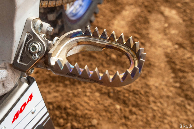 SCAR Titanium Antimodder Voetsteun Voor Yamaha Tenere 700
