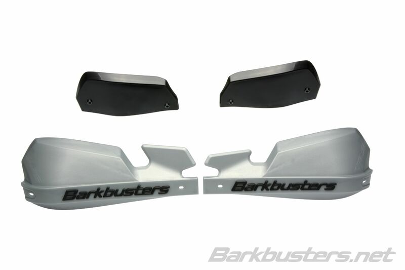 Barkbusters VPS MX Plastic Set Zilver/Zwart