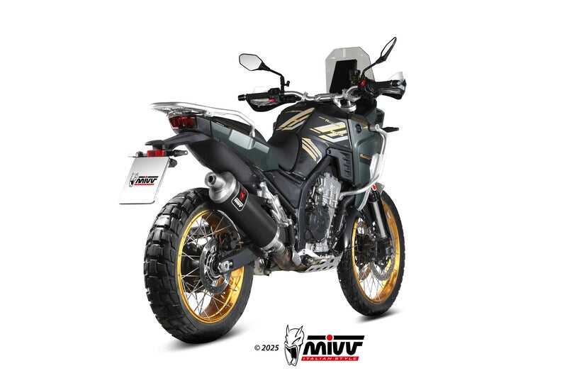 MIVV Dakar Slip-On Muffler Op Kove 800X