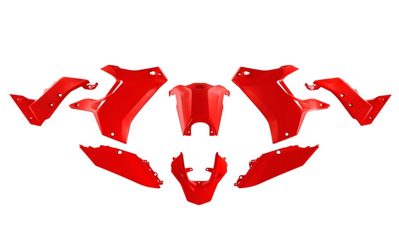 R-Tech Revolution Plastic Kit rood voor Yamaha Tenere 700 2019-2024