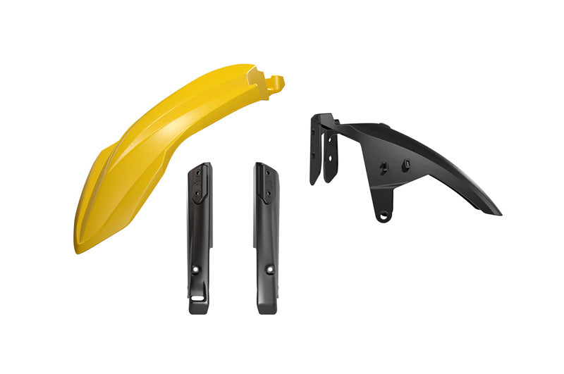 R-tech Tenere 700 Voorspatbord Kit Geel/Zwart