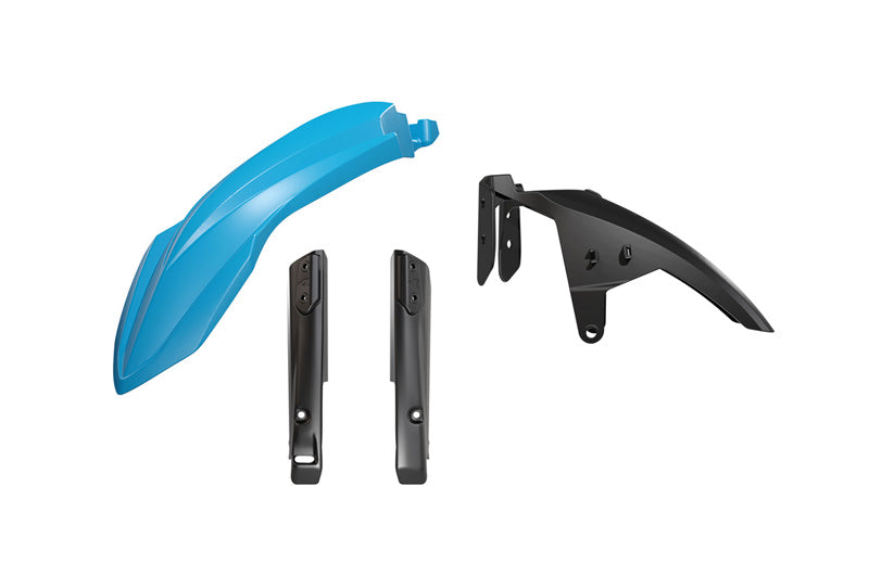 R-tech Tenere 700 Voorspatbord Kit Lichtblauw/Zwart